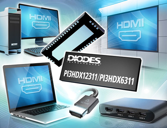 Diodes ˾Ƴ 3.3V ͨʽ ReDriver ̖{(dio)(ji) HDMI 2.1̖|(zh)(sh)F(xin)߷ֱҕlB
