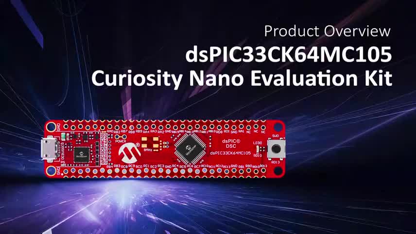 dsPIC33CK64MC105 Curiosity Nano u(png)߰ҕl